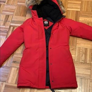 AUTHENTIC Red Canada Goose Parka